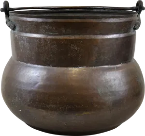 Antique Metal Cauldron.png PNG Image