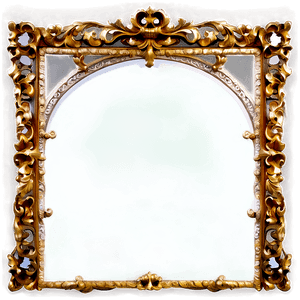 Antique Mirror Frame PNG 18 PNG
