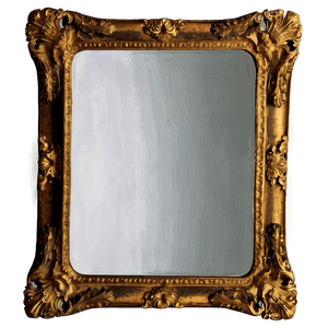 Antique Mirror Frame PNG vol15 PNG