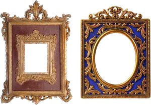 Antique Ornate Photo Frames PNG Image