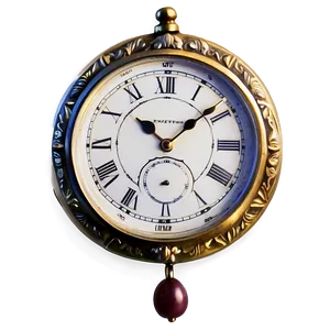 Antique Pendulum Watch Png Tmh77 PNG Image