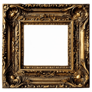 Antique Picture Frame PNG llf PNG