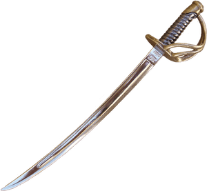 Civil War Saber Letter Opener - Saber Sword Civil War, HD Png Download PNG