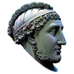 Antique Roman Statue Png Lrr55 PNG Image