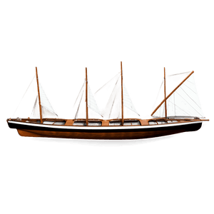 Antique Sailboat Model PNG ujr PNG