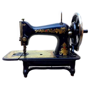 Antique Sewing Machine Png Jpt PNG Image