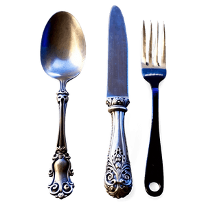 Antique Silverware Utensils PNG 52 PNG