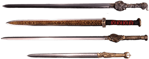 The Lhasian Energy Swords - Ancient Legendary Swords, HD Png Download PNG image with transparent background