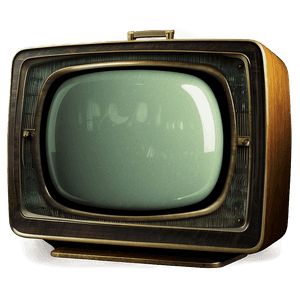 Antique TV Illustration PNG ncv PNG image with transparent background