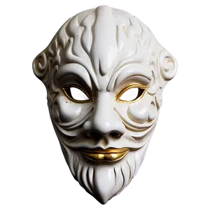 Antique White Mask Png Ocw79 PNG Image