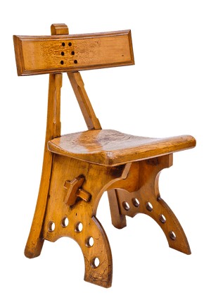 Antique Wooden Chair Isolated.png PNG image with transparent background