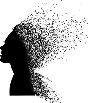 Anxiety Disintegration Profile Silhouette PNG