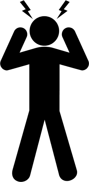 Anxiety Symbol Graphic PNG