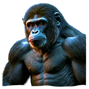 Ape Illustration Png 06262024 PNG Image