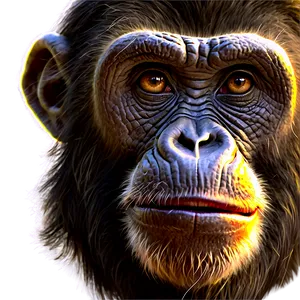 Ape Illustration Png Qif80 PNG Image