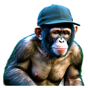 Ape In Hat Stylish Png Suw92 PNG Image