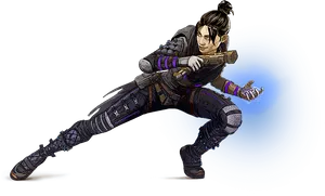 Apex Legends Character Action Pose PNG Image