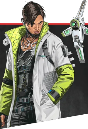 Apex Legends Character Crypto PNG Image