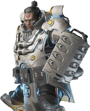 Apex Legends Gibraltar Character Render PNG Image