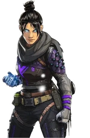 Apex Legends Wraith Character Art PNG Image