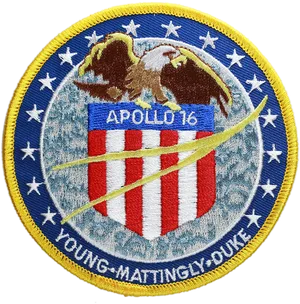 Apollo16 Mission Patch PNG Image