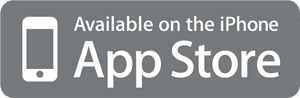 App Store Badge Gray Background PNG image with transparent background