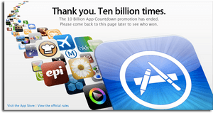 App Store10 Billion Thank You PNG image with transparent background