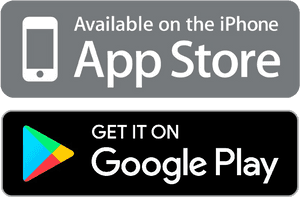 App Storeand Google Play Badges PNG image with transparent background