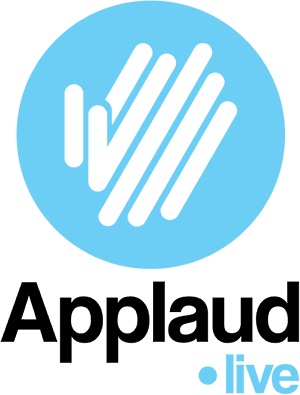 Applaud Live_ Music_ Streaming_ Logo PNG image with transparent background