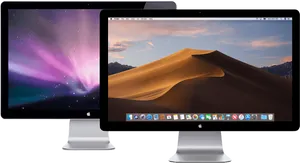 Apple Desktop Setup PNG Image