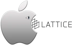 Apple Lattice Logo Design PNG Image