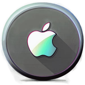 Apple Logo with Shadow Effect PNG 05232024 PNG with transparent background