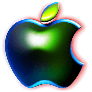 Apple Logo with Shadow Effect PNG 05232024 PNG with transparent background