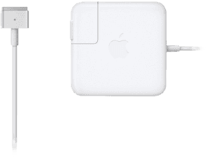 Apple Mac Book Mag Safe Power Adapter PNG image with transparent background