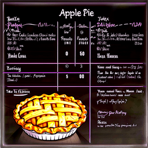 Apple Pie Recipe PNG sbt70 PNG image with transparent background