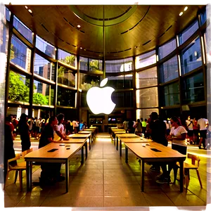 Apple Store Community Gathering Png Pdj5 PNG Image