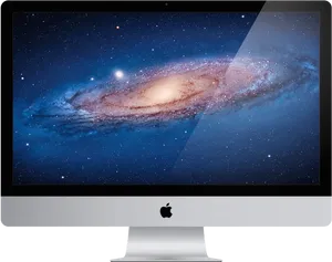 Applei Mac Galaxy Wallpaper PNG Image