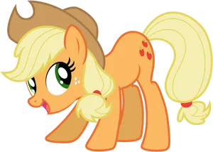 Applejack My Little Pony Vector PNG Image