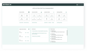 Application Portfolio Management Dashboard PNG image with transparent background
