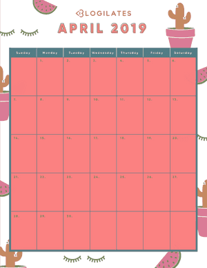 April Calendar Png 2019 Image - Calendar Png 2019 Month, Transparent Png PNG image with transparent background