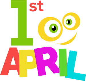 April Fools Day Celebration Graphic PNG Image