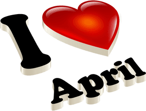 April Heart Name Transparent Png - Heart, Png Download PNG image with transparent background