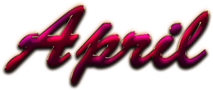 April Vector Name Png - Calligraphy, Transparent Png PNG image with transparent background