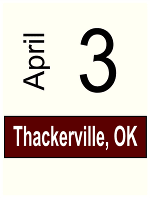 April3 Thackerville O K Event PNG with transparent background