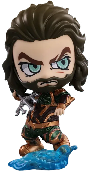 Aquaman Funko Pop Figure PNG Image