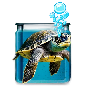 Aquatic Turtle Underwater Png Vsu PNG Image