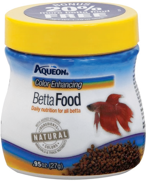 Aqueon Color Enhancing Betta Food Container PNG Image