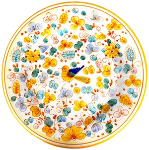 Arabesco Style Decorative Plate PNG Image