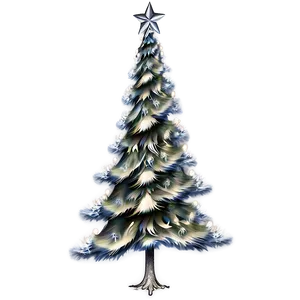 Arbol De Navidad With Silver Glitter Png Tsm PNG Image