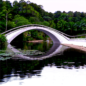 Arc Bridge Over Water PNG 06262024 PNG with transparent background